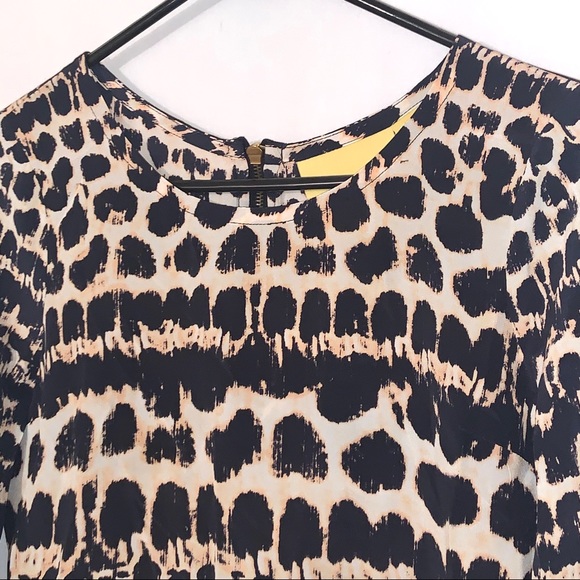SOLD Anthropologie Maeve Leopard Print Silk Top - Picture 5 of 10